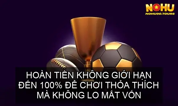 5 Chương Trình Khuyến Mãi Mới Nhất Của NOHU90 3 Hoàn Tiền Không Giới Hạn Đến 100% Để Chơi Thỏa Thích Mà Không Lo Mất Vốn